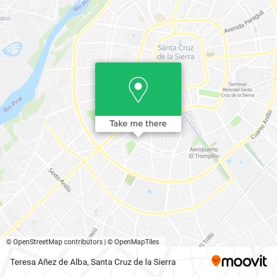 Teresa Añez de Alba map