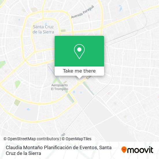 Mapa de Claudia Montaño Planificación de Eventos