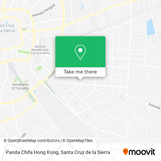 Panda Chifa Hong Kong map