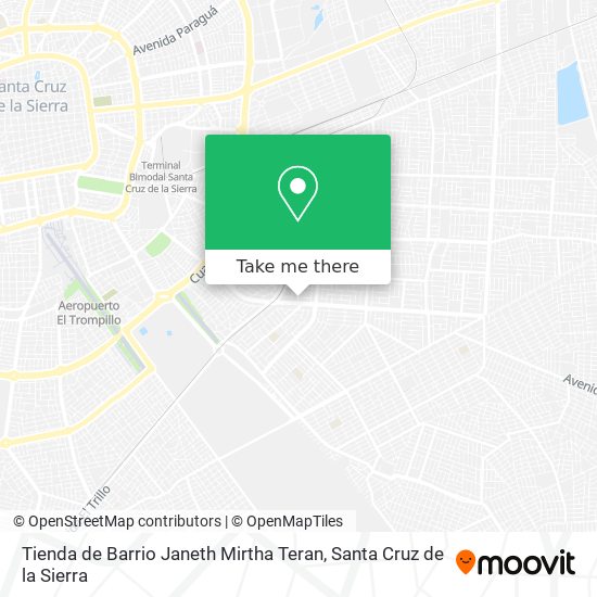 Mapa de Tienda de Barrio Janeth Mirtha Teran