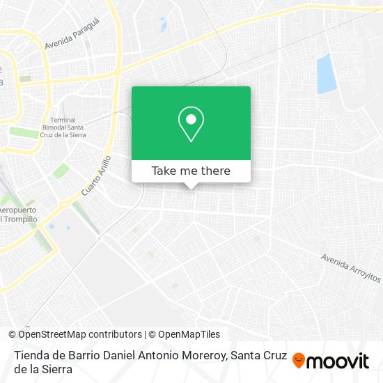 Mapa de Tienda de Barrio Daniel Antonio Moreroy