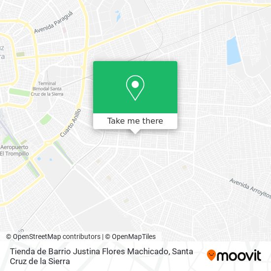 Mapa de Tienda de Barrio Justina Flores Machicado