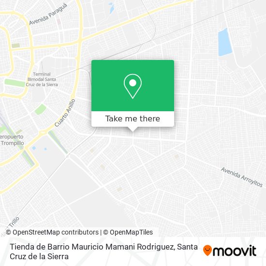 Mapa de Tienda de Barrio Mauricio Mamani Rodriguez