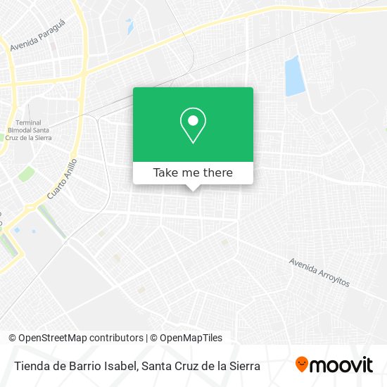 Mapa de Tienda de Barrio Isabel