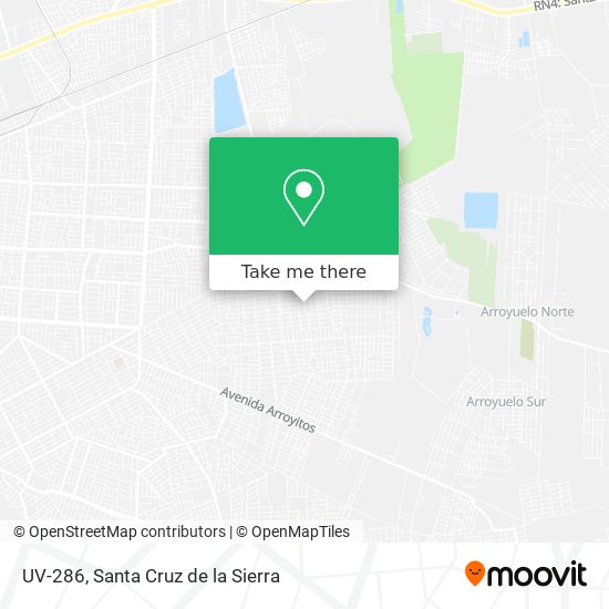 Mapa de UV-286