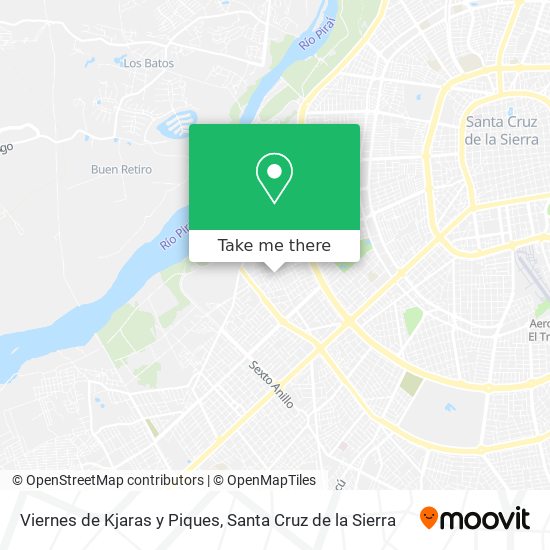 Viernes de Kjaras y Piques map
