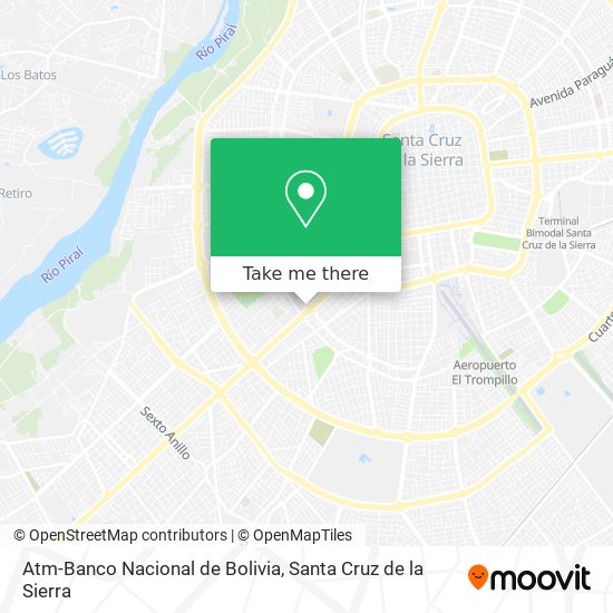 Atm-Banco Nacional de Bolivia map