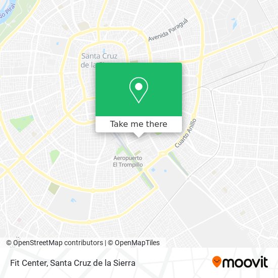 Mapa de Fit Center