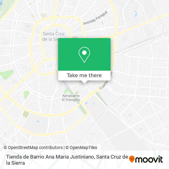 Mapa de Tienda de Barrio Ana Maria Justiniano