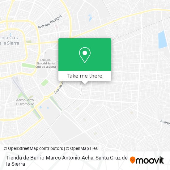 Mapa de Tienda de Barrio Marco Antonio Acha