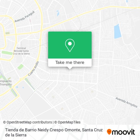 Tienda de Barrio Neidy Crespo Omonte map