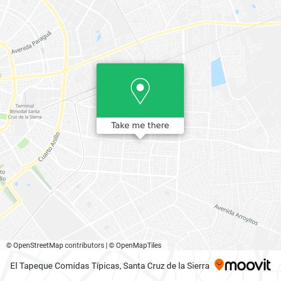 El Tapeque Comidas Típicas map