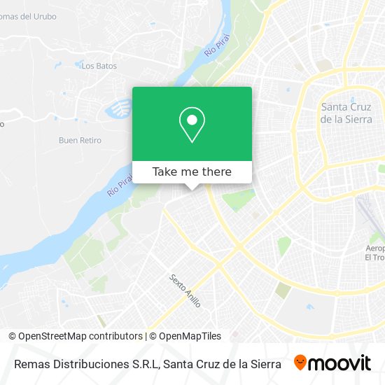 Mapa de Remas Distribuciones S.R.L