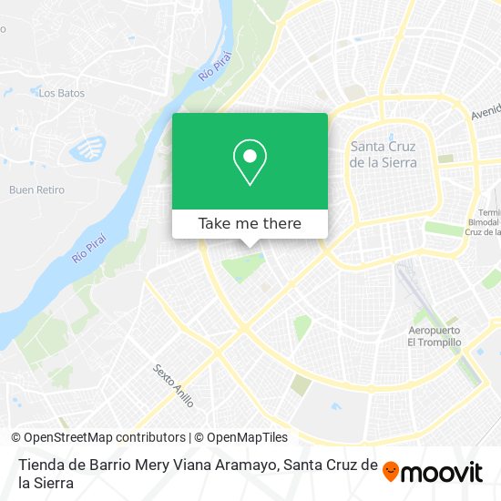 Mapa de Tienda de Barrio Mery Viana Aramayo