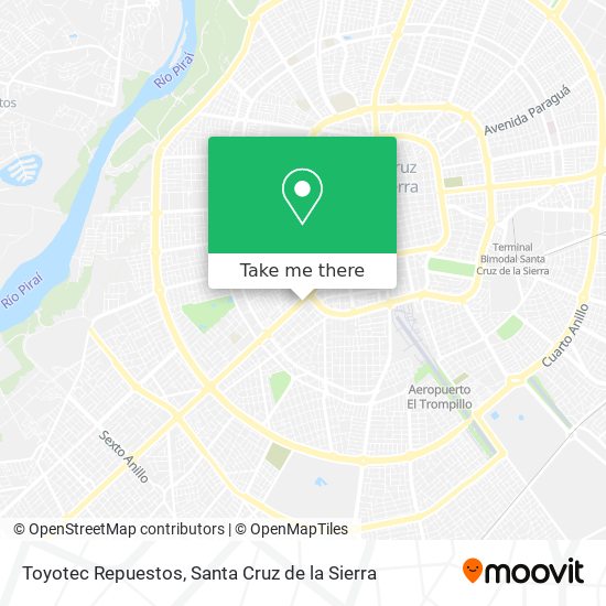 Mapa de Toyotec Repuestos