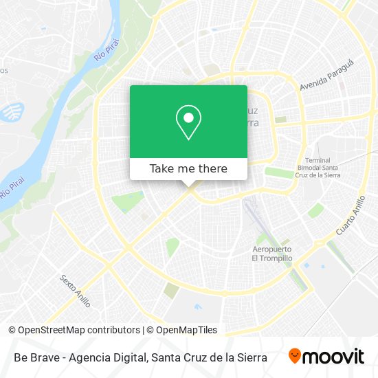 Mapa de Be Brave - Agencia Digital