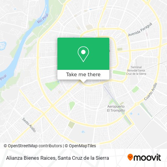 Alianza Bienes Raices map