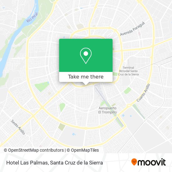 Hotel Las Palmas map