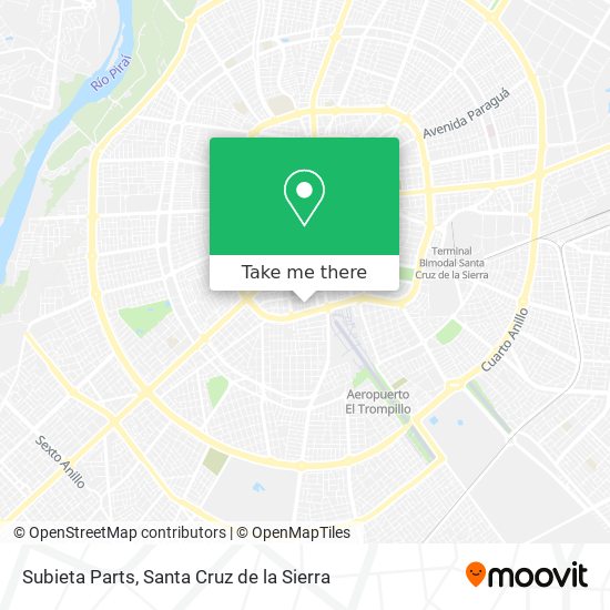 Mapa de Subieta Parts