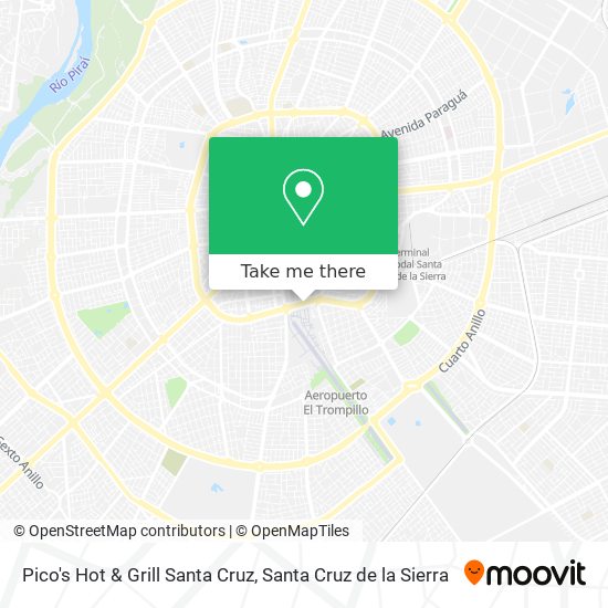 Pico's Hot & Grill Santa Cruz map
