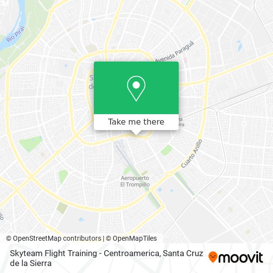 Skyteam Flight Training - Centroamerica map