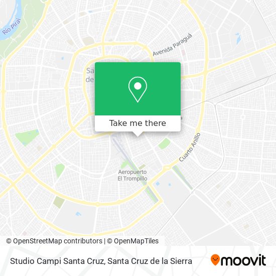 Studio Campi Santa Cruz map