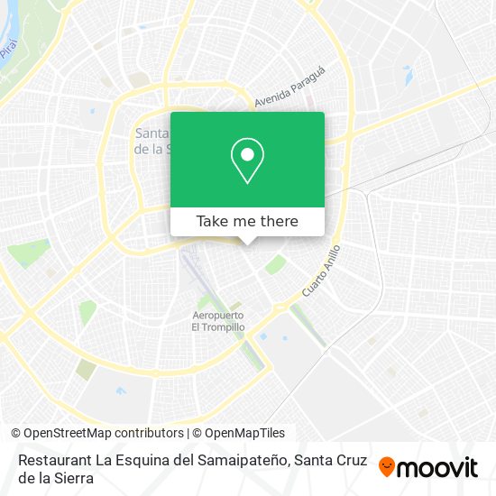 Restaurant La Esquina del Samaipateño map
