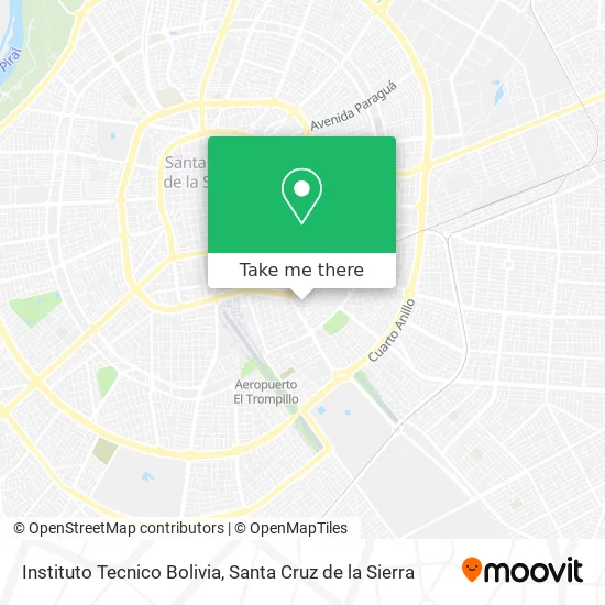 Mapa de Instituto Tecnico Bolivia