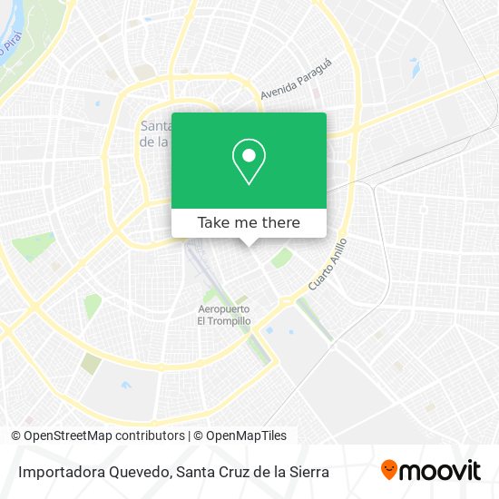 Mapa de Importadora Quevedo