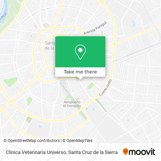Mapa de Clínica Veterinaria Universo