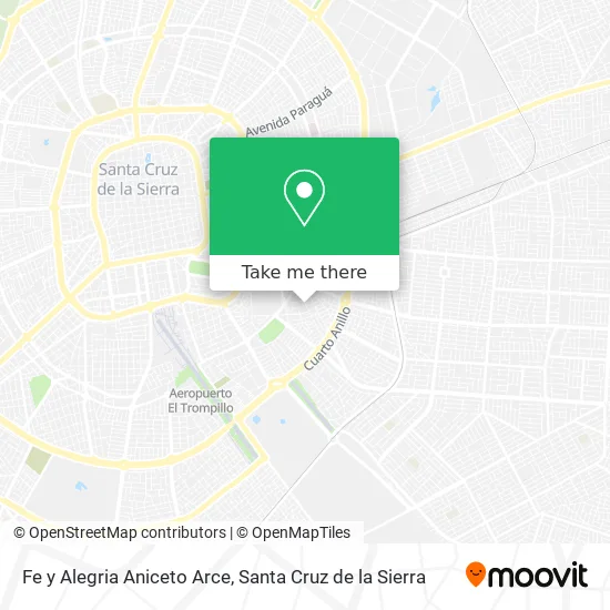 Mapa de Fe y Alegria Aniceto Arce