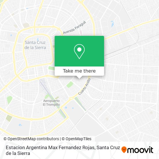 Estacion Argentina Max Fernandez Rojas map
