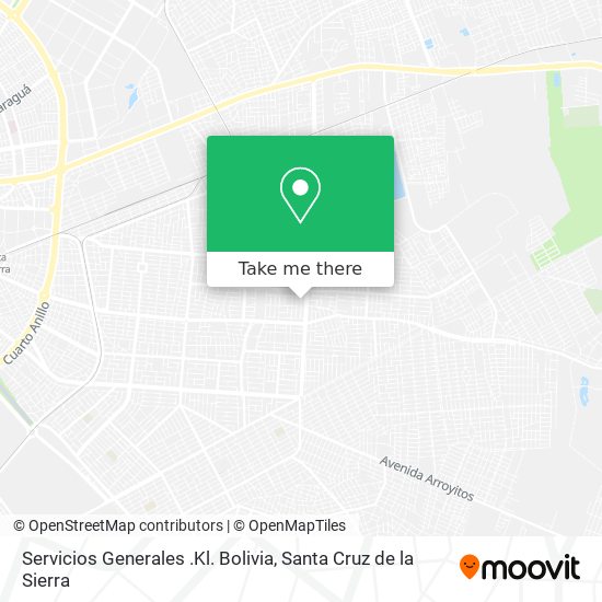 Mapa de Servicios Generales .Kl. Bolivia