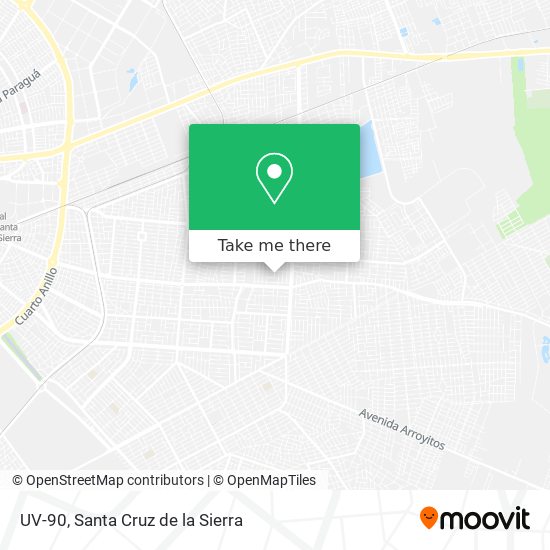 Mapa de UV-90