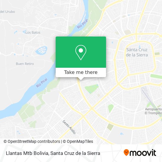 Llantas Mtb Bolivia map
