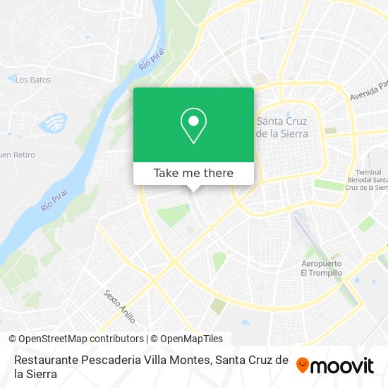Mapa de Restaurante Pescaderia Villa Montes
