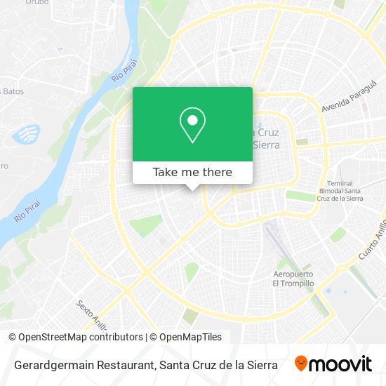 Mapa de Gerardgermain Restaurant