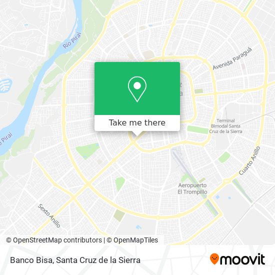 Banco Bisa map