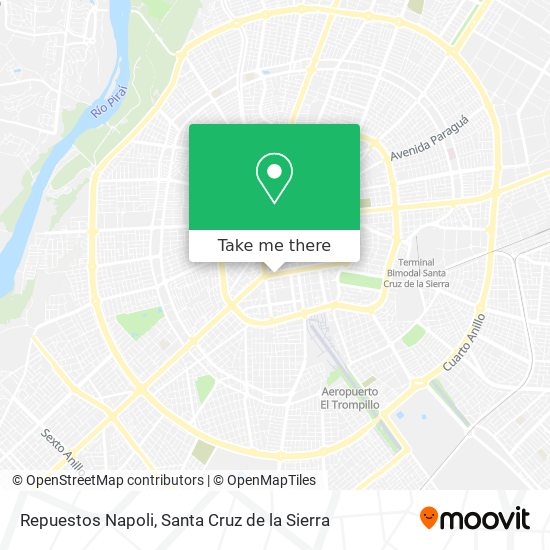 Repuestos Napoli map