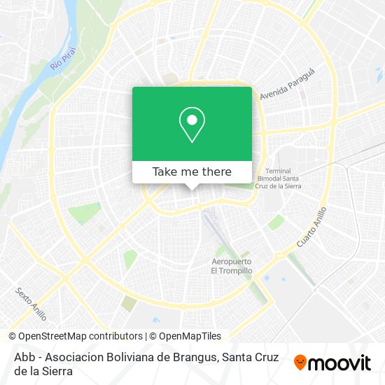 Mapa de Abb - Asociacion Boliviana de Brangus