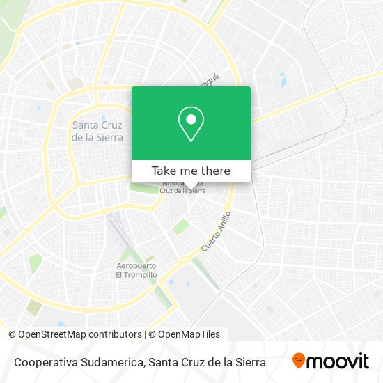 Cooperativa Sudamerica map