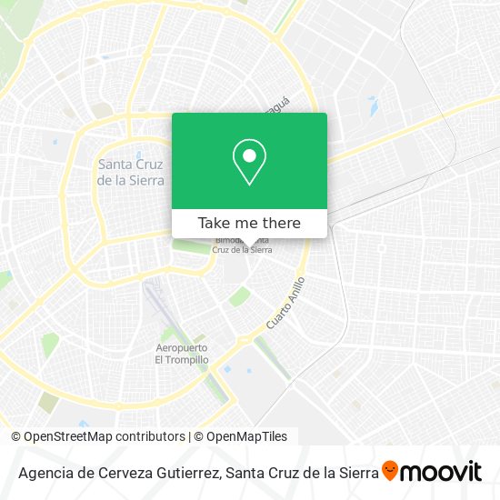 Agencia de Cerveza Gutierrez map