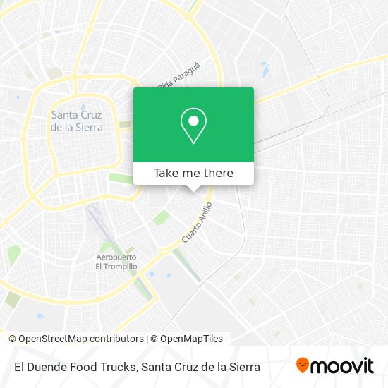 El Duende Food Trucks map