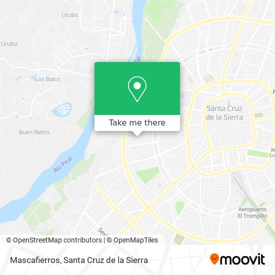Mascafierros map