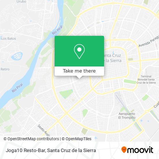 Joga10 Resto-Bar map