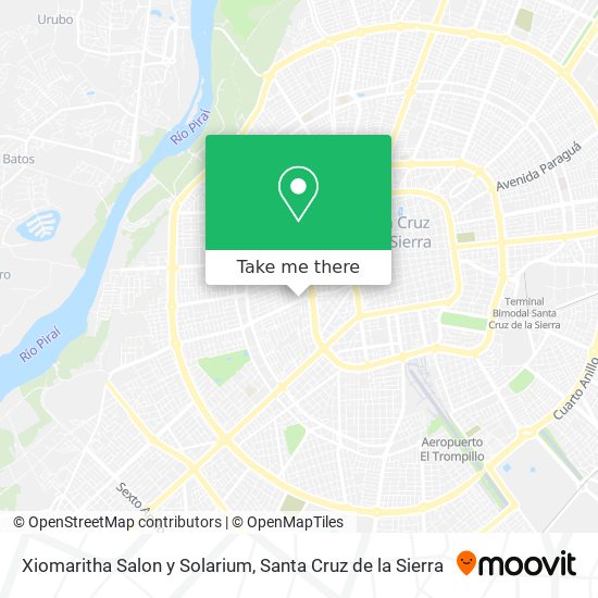 Mapa de Xiomaritha Salon y Solarium