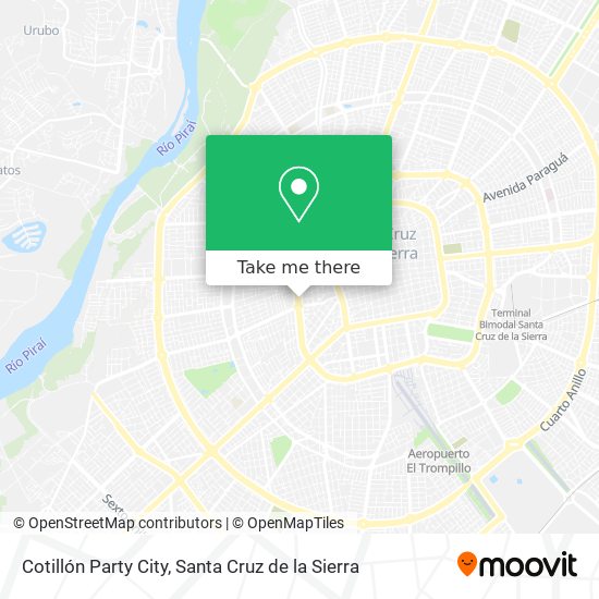 Cotillón Party City map