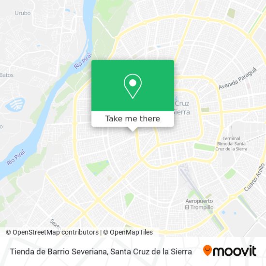 Mapa de Tienda de Barrio Severiana