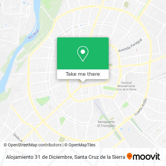Alojamiento 31 de Diciembre map
