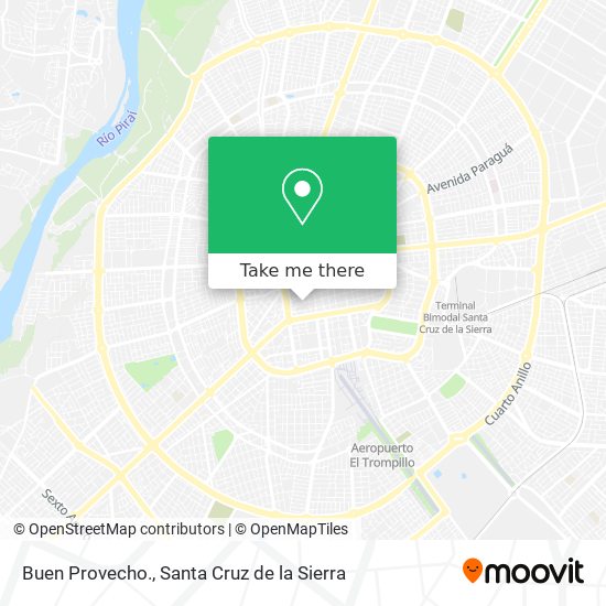 Mapa de Buen Provecho.
